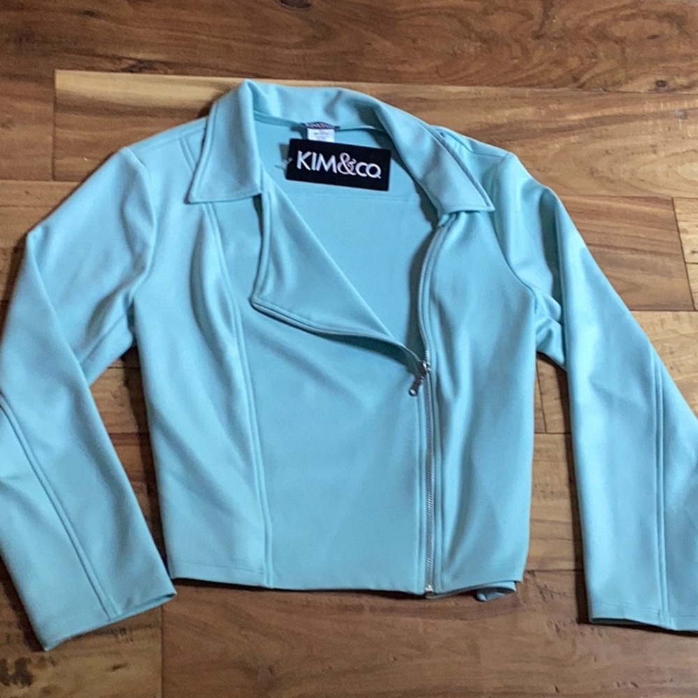 MOTO jacket style top. NWT Canadian designer KIM&co.